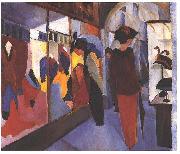 August Macke Fashion Store Germany oil painting artist